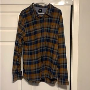 Vans button up flannel